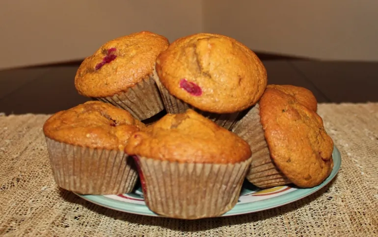 Cranberry Pumpkin Muffins
