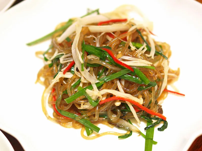 Japchae (Glass Noodle Stir-Fry)