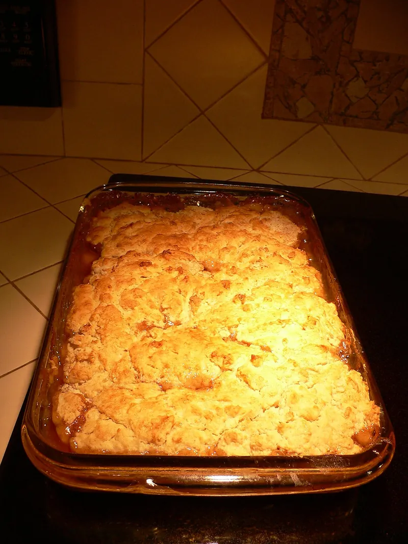 Quick Peach Cobbler