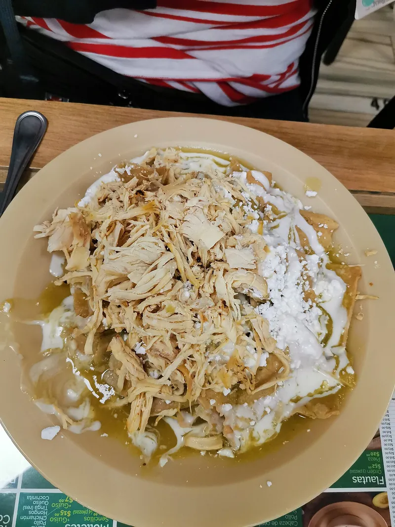 Stove Top Green Chile Chicken Enchiladas