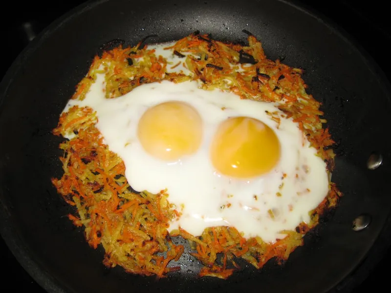 Sweet Potato Hash with Egg