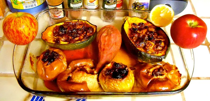 Apple-Stuffed Squash